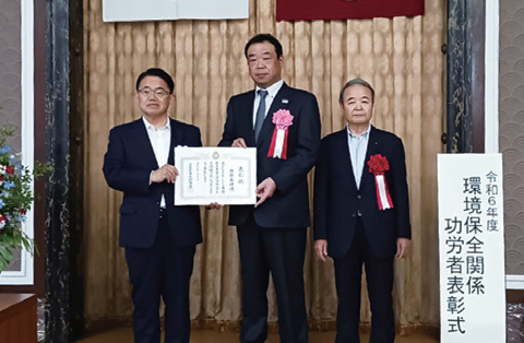 Training to set up and operate temporary storage facilities for disaster waste in Kitanagoya City (Daiseki Eco. Solution)