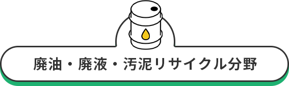 廃油・廃水・汚泥リサイクル分野